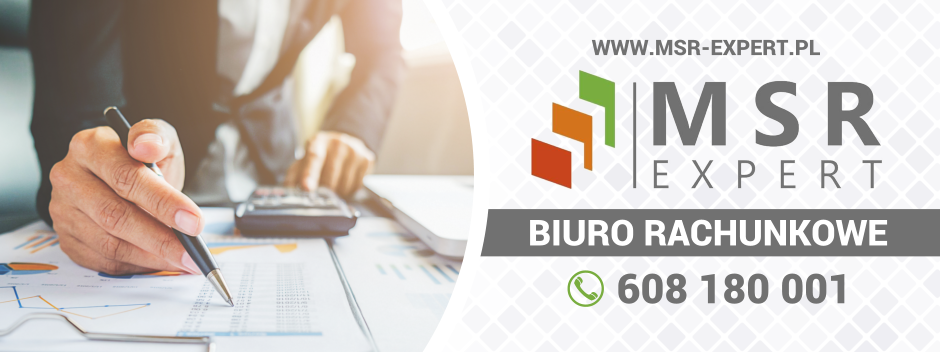 MSR Expert – Biuro Rachunkowe. Telefon 608 180 001